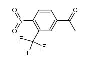 1-[4-nitro-3-(trifluoromethyl)phenyl]-1-ethanone结构式