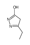 2,4-DIHYDRO-5-ETHYL-3H-PYRAZOL-3-ONE structure