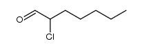 α-chloroheptanal Structure