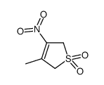 3-methyl-4-nitro-2,5-dihydrothiophene 1,1-dioxide Structure