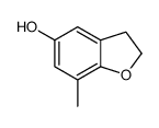 5-Benzofuranol, 2,3-dihydro-7-methyl- (9CI) structure