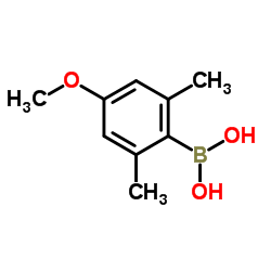 2.6-二甲基-4-甲氧基苯硼酸结构式