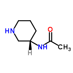 N-[(3S)-3-Piperidinyl]acetamide结构式