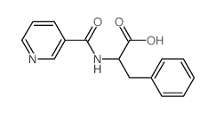 3-phenyl-2-(pyridine-3-carbonylamino)propanoic acid Structure