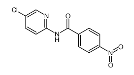 N-(5-chloropyridin-2-yl)-4-nitrobenzamide结构式