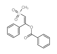 [(Z)-2-methylsulfonyl-1-phenyl-ethenyl] benzoate结构式