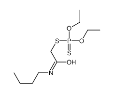 N-butyl-2-diethoxyphosphinothioylsulfanylacetamide Structure