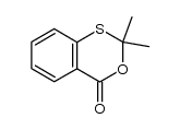 2,2-dimethyl-4H-benzo[d][1,3]oxathiin-4-one结构式