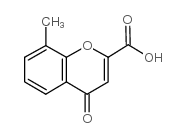 8-METHYL-4-OXO-4H-CHROMENE-2-CARBOXYLIC ACID structure