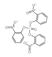 Phosphoric acid,tris(2-nitrophenyl) ester structure