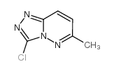 3-chloro-6-methyl-[1,2,4]triazolo[4,3-b]pyridazine Structure