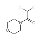 2,2-dichloro-1-morpholin-4-yl-ethanone结构式