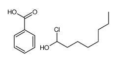 benzoic acid,1-chlorooctan-1-ol Structure