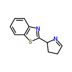 Benzothiazole, 2-(3,4-dihydro-2H-pyrrol-2-yl)- (9CI) structure