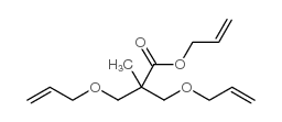 prop-2-enyl 2-methyl-3-prop-2-enoxy-2-(prop-2-enoxymethyl)propanoate Structure