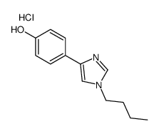 4-(1-butylimidazol-4-yl)phenol,hydrochloride Structure