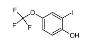 2-Iodo-4-(trifluoromethoxy)phenol结构式