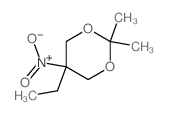 1,3-Dioxane,5-ethyl-2,2-dimethyl-5-nitro- structure