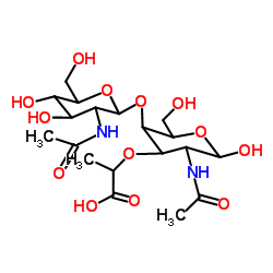 N-乙酰基-D-氨基葡萄糖基-(1-4)-N-乙酰基尿酸图片