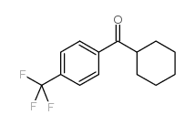 cyclohexyl-[4-(trifluoromethyl)phenyl]methanone结构式