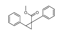 methyl (1R,2S)-1,2-diphenylcyclopropane-1-carboxylate结构式