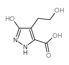 4-(2-hydroxyethyl)-5-oxo-1,2-dihydropyrazole-3-carboxylic acid图片