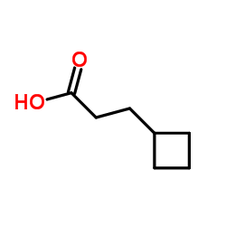 3-Cyclobutylpropanoic acid structure