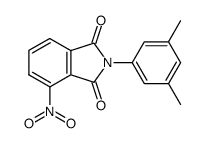 2-(3,5-dimethylphenyl)-4-nitroisoindoline-1,3-dione结构式
