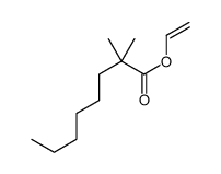 ethenyl 2,2-dimethyloctanoate结构式