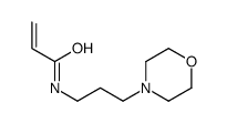 N-(3-morpholin-4-ylpropyl)prop-2-enamide结构式