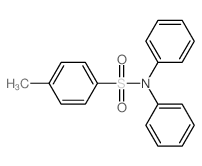 Benzenesulfonamide,4-methyl-N,N-diphenyl- structure