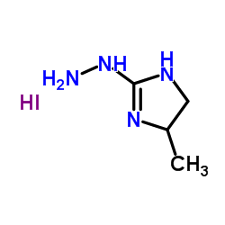 2-Hydrazino-4-methyl-4,5-dihydro-1H-imidazole hydroiodide (1:1) Structure