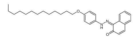 1-[(4-tridecoxyphenyl)hydrazinylidene]naphthalen-2-one结构式