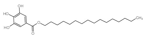 Hexadecyl 3,4,5-trihydroxybenzoate structure