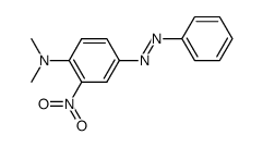 N,N-dimethyl-2-nitro-4-(phenyldiazenyl)aniline结构式