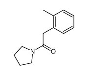 1-(pyrrolidin-1-yl)-2-(o-tolyl)ethan-1-one结构式