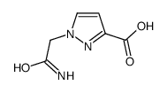 1H-Pyrazole-3-carboxylicacid,1-(2-amino-2-oxoethyl)-(9CI)结构式