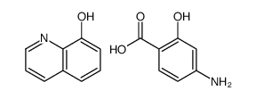 4-aminosalicylic acid oxine结构式