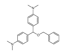4,4'-Benzyloxymethylenebis(N,N-dimethylbenzenamine) Structure