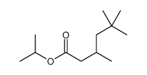 isopropyl 3,5,5-trimethylhexanoate Structure