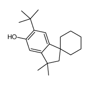 6-tert-butyl-3,3-dimethylspiro[2H-indene-1,1'-cyclohexane]-5-ol结构式