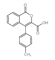 4-(4-Methylphenyl)-1-oxo-1H-isochromene-3-carboxylic acid structure