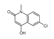 6-Chloro-4-hydroxy-1-Methylquinolin-2(1H)-one structure