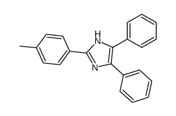 2-(4-methylphenyl)-4,5-diphenyl-1H-imidazole结构式