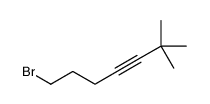 7-Bromo-2,2-dimethyl-3-heptyne结构式