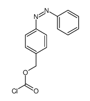 (4-phenyldiazenylphenyl)methyl carbonochloridate Structure