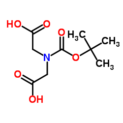 N-Boc-iminodiacetic acid Structure