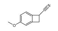 3-methoxybicyclo[4.2.0]octa-1(6),2,4-triene-7-carbonitrile Structure