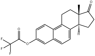 3-[(Trifluoroacetyl)oxy]estra-1,3,5,7,9-penten-17-one结构式