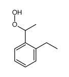 1-ethyl-2-(1-hydroperoxyethyl)benzene Structure